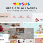 Toysus – 儿童玩具和服装响应式 Shopify 主题下载